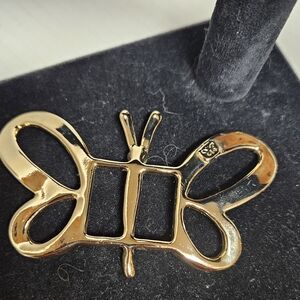 Gold-tone Multi-function Butterfly Sash Buckle